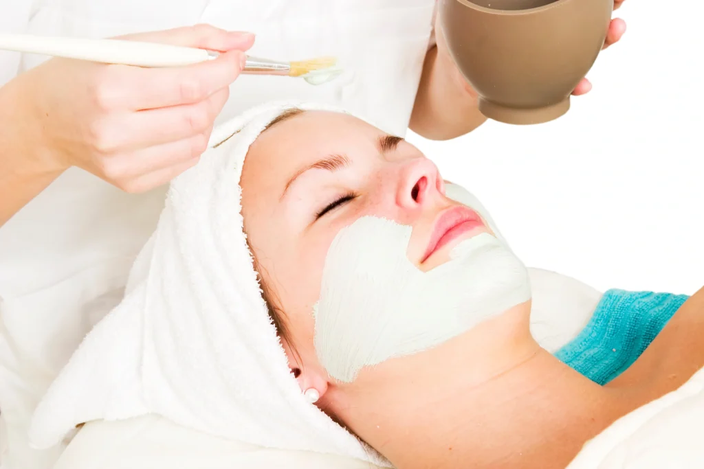 Chemical Peels application on woman's face | Fayce Management LLC | New York, NY