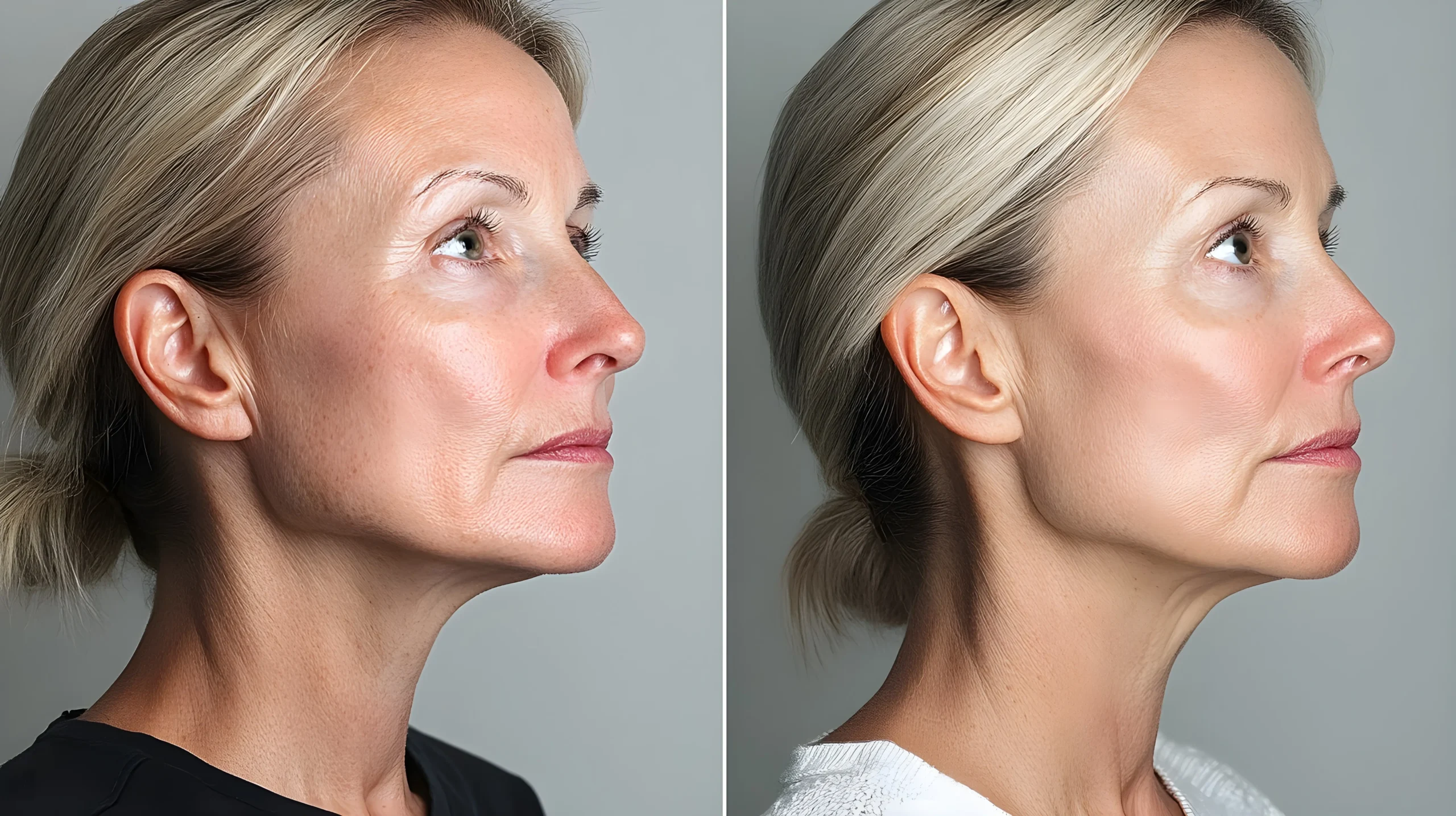 Before and after Jawline filler treatment | Fayced Aesthetics NYC | New York, NY