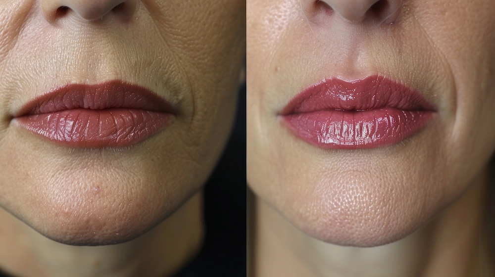 Before and after lip fillers treatment | Fayced Aesthetics NYC | New York, NY